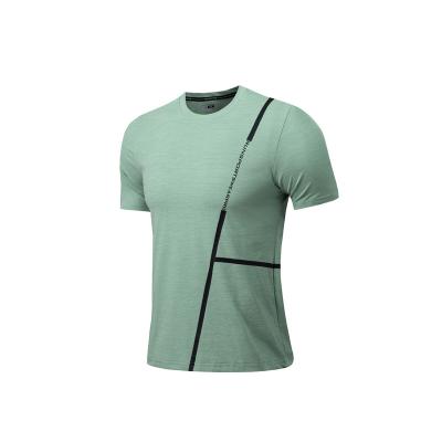 China Free Sample QUICK DRY RTS Cheap Running GD Shirts For Gym Men Fitness Fashion Training Polyester Sports T-shirts A37 for sale