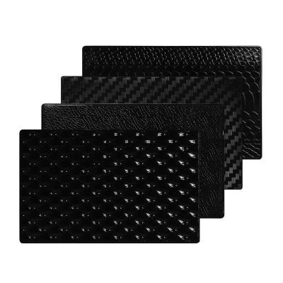 China Brief & Universal Armrest Pad Support Hand Cushion Box Console Car Mat For Cars PU Non-slip Mat Single Color Customized for sale