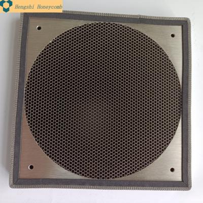 China Best Selling Industrial EMI Zinc Plating Mild Steel Honeycomb Venting Panel Waveguide for sale