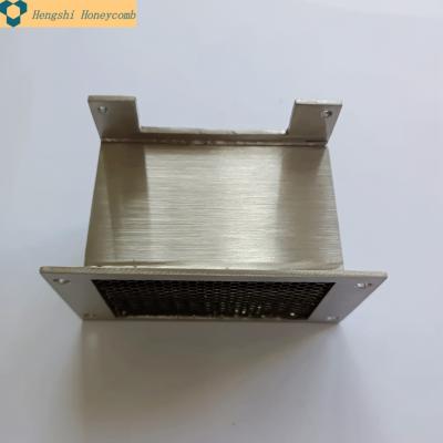 China Industrial Customized EMC Nickel Plating Stainless Steel Honeycomb Shielding Waveguide Air Filter Panel for sale