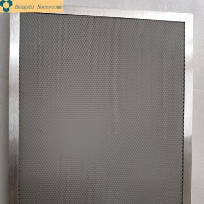 China Industrial factory supply various shapes and sizes EMC clear chromate aluminum honeycomb shielding air panel for sale