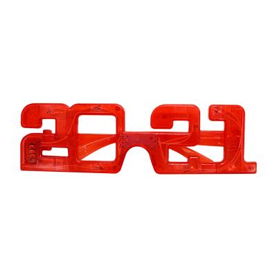 China Gift Gift Plastic Led 2021 Glasses Shaped 2021 Lightweight Sunglasses for sale