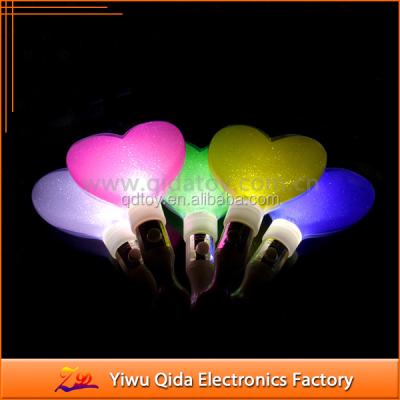 China Promotional White Star Heart Handle Led Cheering Stick for sale