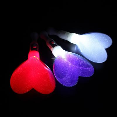 China Multicolor Party Heart Shape Glow Lighting Led Stick for sale