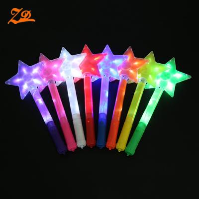 China Colorful LED Star Glow Flashing Light Stick for Concert and Party 48*15cm 48*15cm for sale