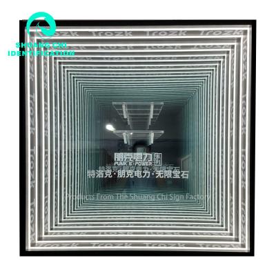 China Melaleuca Abyss Mirror Infinity Mirror Neon Art 12 Interior Decoration 2023 Hot Products for sale