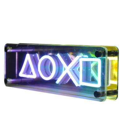 China Explosive Product Shop LED Sign Boards with Acrylic Infinity Mirrors and Neno Lights for sale