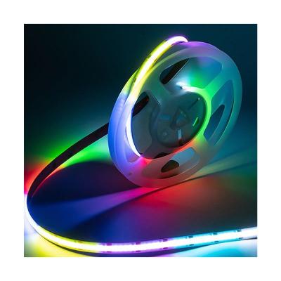 China Commercial Dream Color Smart Addressable RGB COB LED Strips with Dimmable Design for sale