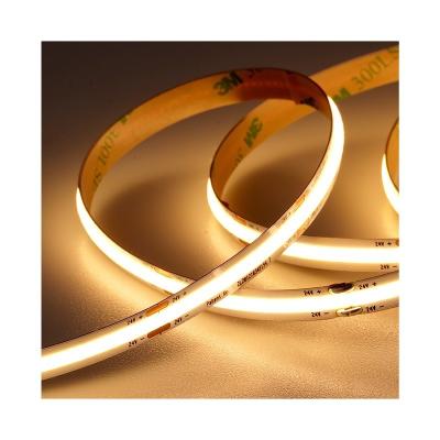 China Customizable 24V COB LED Strip Lights 220V DC24V Interor COB Light Belt for Home Decor for sale