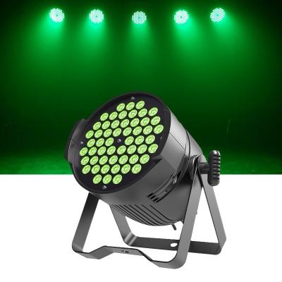 China 54x3w Rgbw Led Stage Lights Private Model Dmx Wash 3in1 Par Light Aluminum for Wedding for sale