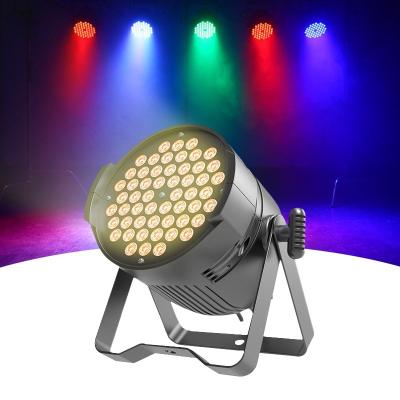 China 54pcs*3W Led Par Can Uplight Stage Lights with RGB/RGBW Color Mixture and DMX Control for sale