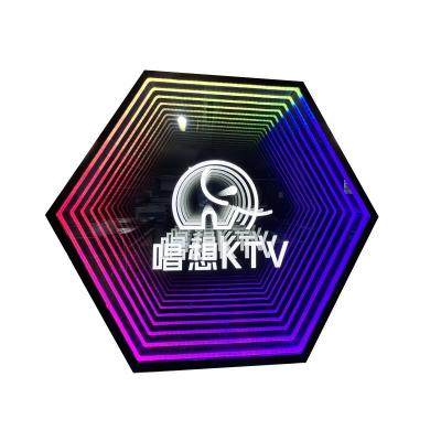 Κίνα DC 12V κατανάλωση ρεύματος Custom Design Infinity Effect Neon Sign για τοίχο διακόσμηση προς πώληση