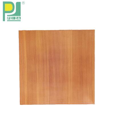 China Artistic Ceilings Waterproof Wood Aluminum Grain Metal False Ceiling Clip In Tiles 600x600 for sale