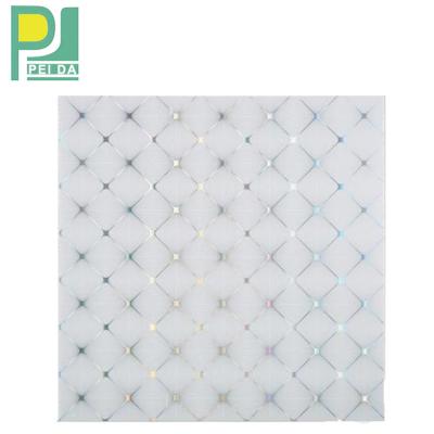 China Artistic PVC Plastic Ceilings 60X60 Bathroom False Ceiling Panel Plastic for sale