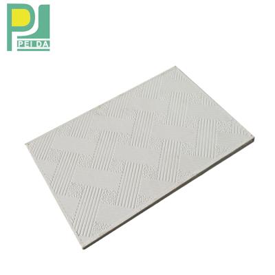 China Artistic Ceilings India Importer PVC Vinyl Coated Gypsum 60x60 Ceiling Tiles for sale