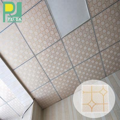 China Artistic Ceilings Construccin Decovinil Cielo Falso Raso Es De Pvc Gysum for sale