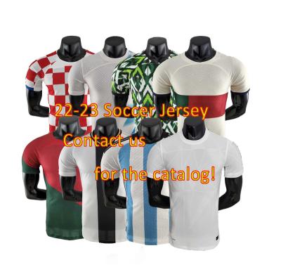 China Shirts & Tops Soccer Wear Thailand Quality Mens Soccer Tracksuit Wear 22/23 Portugal Soccer Jersey for sale