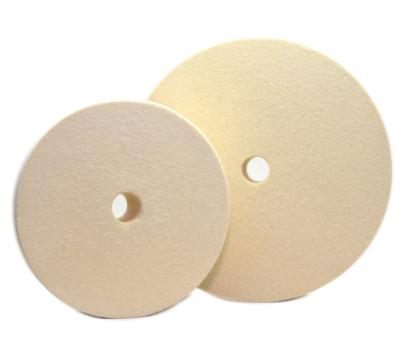 China 100% Pure Flat Disc Wool Felt Buffing Polishing Wheel For Glass for sale