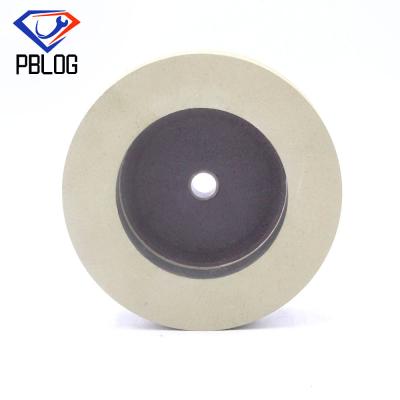 China OBM 6 Inch Glass Polishing Wheel Polierscheibe Bowl Shaped Rubber for sale