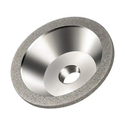 Chine Le type cuvette a plaqué l'argent de Diamond Grinding Wheel Glass Edging à vendre