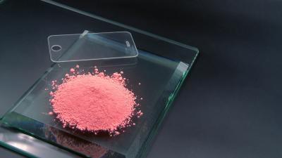 China Roze glaspoetspoeder Cerium-oxide / Aluminium-oxide / Lanthaan-oxide Te koop