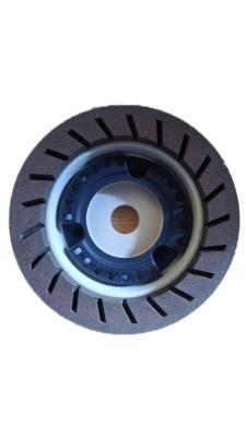 China 120# - 240# White Brown Hardness High Durable Resin Wheel 12mm Inner Hole Lower Than 2800RPM for sale