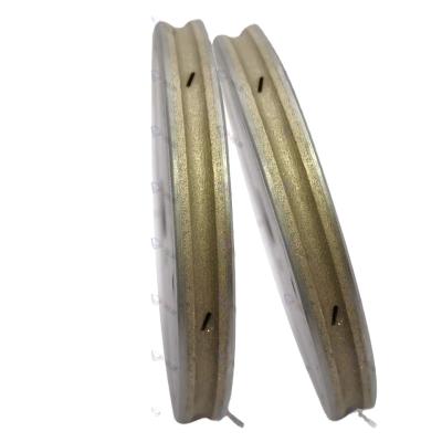 China 150mm Round Edge Diamond Polishing Wheel for Long-lasting Performance and Grit 240 for sale