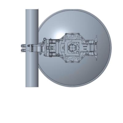 China Antenna de rede de microondas sem fio de 50 Mbps UHP modular multi-frequência com ganho de 44,9 dB à venda