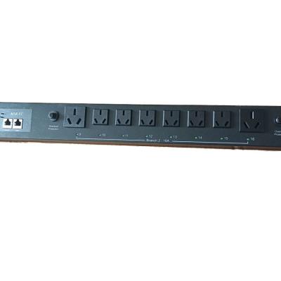 China 1U RP2V2004 14240113 Single Phase PDU Socket for Power Distribution in Rack Mounting for sale