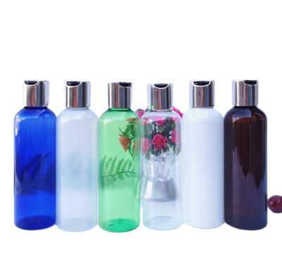 China High Quality Personal Care Screw Cap 200ml Pet Bottle With Gold Cap For Lotion for sale