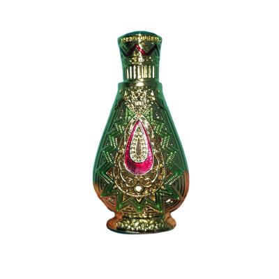 China Jars 8ml 10ml Beautiful Zamac Acrylic Antique Perfume Bottles Style Empty Bottle With Glass Stem Top for sale