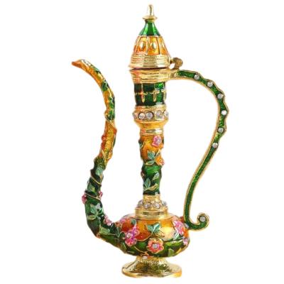 China Africa Aladdin Magic Lamp Ornament Large Wishing Allah Gift Items Metal Home Decorations Housewarming Gift Magic Lamp Wholesale for sale