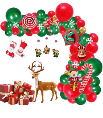 China Modern FRONTIER, Foil-membrane Balloon Set Merry Christmas Christmas Party Balloon String Decoration for sale