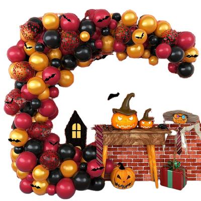 China Promotional Toy Halloween Balloons Bat Halloween Party Decorations Happy Halloween Foil Balloon Letter Pumpkin Spider Banner for sale