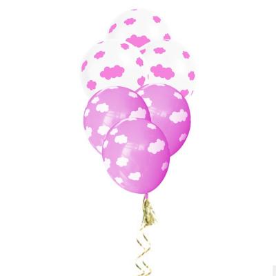 China Promotional Toy 12 Inch Blue Cloud Sky Birthday Wedding Decoration Party Balloons for sale