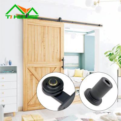 China Easy Installation Heavy Duty Sliding Barn Door Hardware Kit , Single Track Smooth Quiet Motion Track Bypass Barn Door Hardware for sale