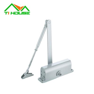 China Modern Good Quality Middle Concealed Overhead Punch Free Automatic Pneumatic Door Closer With Buffer for sale