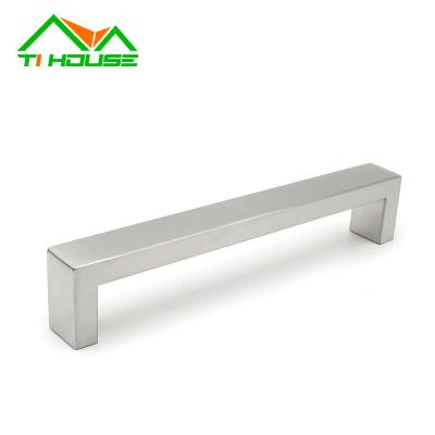 China Black Stainless Steel Modern Furniture Cabinet Pulls Handle Aluminum Hidden Die Casting Handle Cabinet for sale