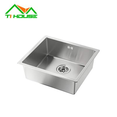 China Without Faucet Countertop Stainless Steel Basin Double Bowl Restaurant Stainless Steel Commercial Stainless Steel Sink for sale