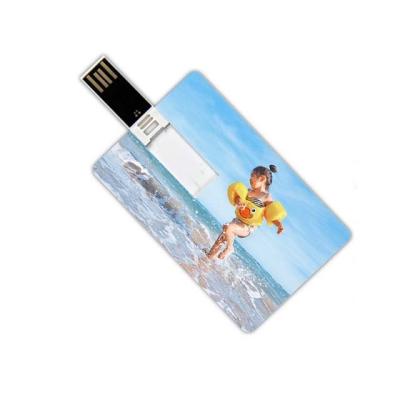 China Promotional custom logo usb credit card business card 64gb 128gb 2.0 usb 3.0 flash memory card custom pendrive usb flash drive for sale