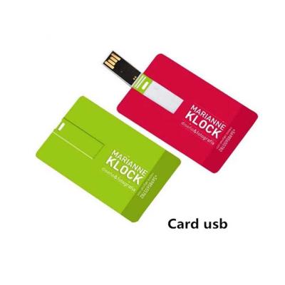 China Plastic Custom USB 2.0 Pendrive 2G 4GB 8GB 16GB 32GB 64GB Logo Business Card USB Credit Card USB Card for sale