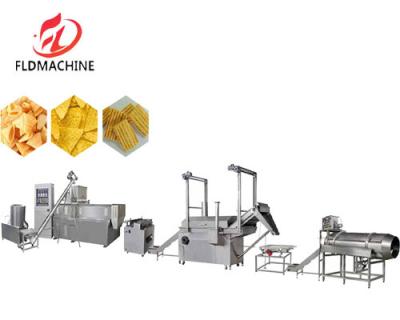 China Fried Snack Food Processing Machinery Snack Food Machine Frying Snacks Pellet Fried Snack Production Line for sale