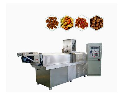 China 200kg/H Automatic Pet Food Production Line Dog Food Making Extruder Machine for sale