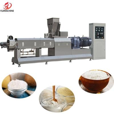 China Corn Cassava Pregelatinized Modified Oil Drillling Starch Extruder Processing Line Machine for sale