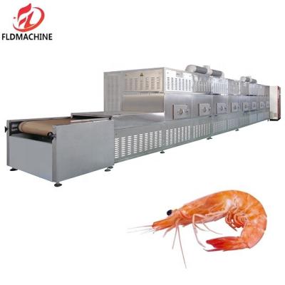 China Multifunctional Microwave Fish Shrimp Squid Shredded Drying Baking Equipment for sale