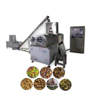 China Good Twin Screw Extrusion Process Dog Food Making Machine for Pet Food and Turtle Food for sale