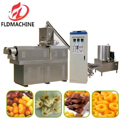 China 100pieces/Year Process Mild Processing Twin Screw Extrusion Puffed Core Filling Snack Making Machine for sale