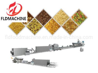 China Stainless Steel Fried Puffing Snack Food Machine for Drying Nutritious Corn Flakes for sale