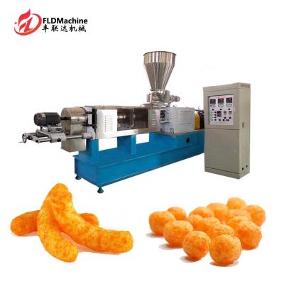 China Corn Puffs Snack Food Making Machine Extrusion Snacks Food Manufacturing Machinery for sale