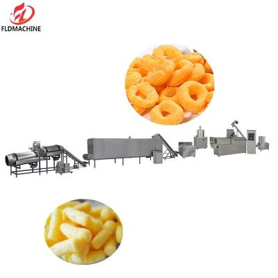 China Electric Power Source Twin Screw Extruder for Mild Processing Rice Corn Puffed Snacks for sale